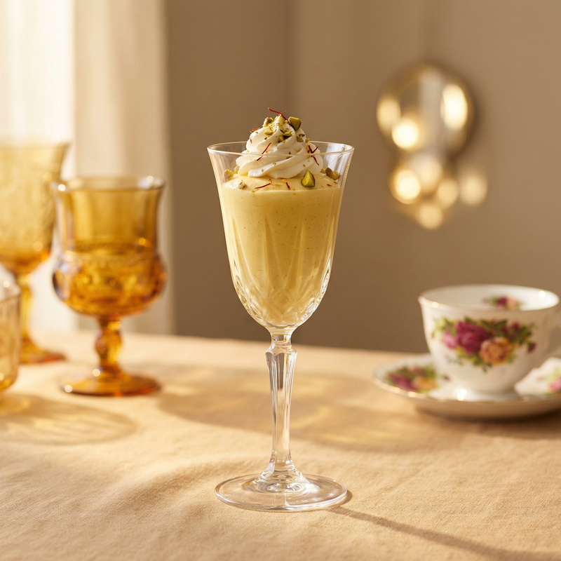 Saffron Mousse